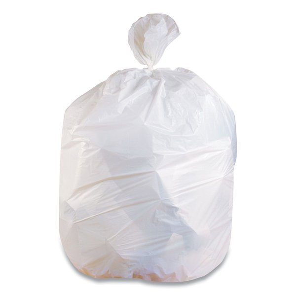 Coastwide Professional 33 gal Trash Bags, 33 in x 39 in, Medium-Duty, 0.74 mil, White, 150 PK CW18185/H6639EW